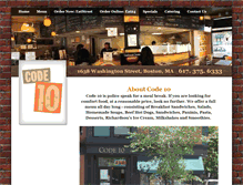 Tablet Screenshot of code10boston.com